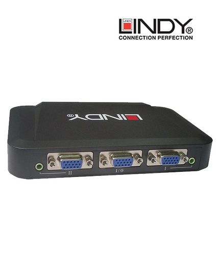 Switch (przełącznik) VGA + audio (D-sub) Lindy 32529 na Arena.pl