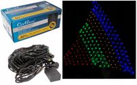LAMPKI CHOINKOWE ZEWNĘTRZNE 204 LED GIRLANDA CHOINKA MULTICOLOR Z ATESTEM
