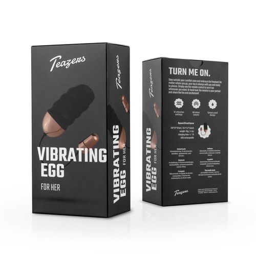 teazers ribbed vibrating egg with remote control na Arena.pl