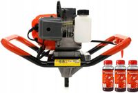 ŚWIDER SPALINOWY WIERTNICA GLEBOWA DO ZIEMI GLEBY SAM SILNIK 6KM + OLEJ