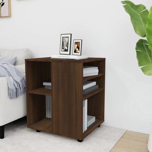 Szafka na kółkach, brązowy dąb, 60x53x72 cm na Arena.pl