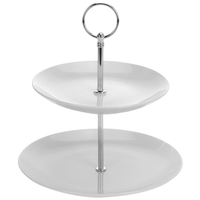Patera 2-poziomowa porcelanowa 17/21cm EXCELLENT HOUSEWARE