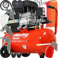KOMPRESOR OLEJOWY SPRĘŻARKA POWIETRZA TŁOKOWA 24L 1,5KM 200L/MIN 8BAR 1TŁOK
