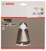 BOSCH TARCZA PILARSKA CONSTRUCT WOOD 190x30 Z12