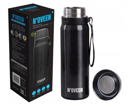 BIDON TERMOS BUTELKA KUBEK TERMICZNY Z UCHWYTEM NA KAWĘ HERBATĘ 700ML SITKO na Arena.pl