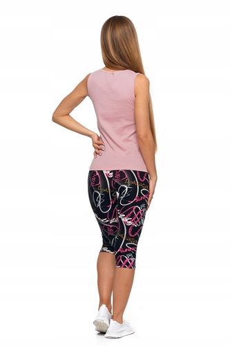 KOSZULKA DAMSKA NA RAMIĄCZKACH TANK-TOP BOKSERKA KLASYCZNA MORAJ XL RÓŻOWA na Arena.pl