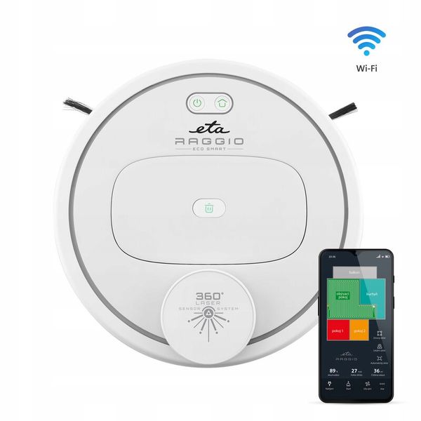 Robot Sprzątający Odkurzacz Smart Laser Wi-Fi Eta zdjęcie 3