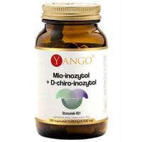 Yango Mio-inozytol D-chiro-inozytol Wspiera Regulacje Hormonów PCOS 100 kap