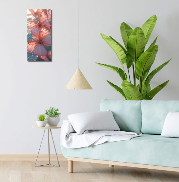 Obraz 20x50cm Świetliste Motyle zdjęcie 2