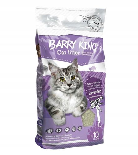 Barry King ŻWIREK dla kota bentonit LAWENDOWY 10l. na Arena.pl