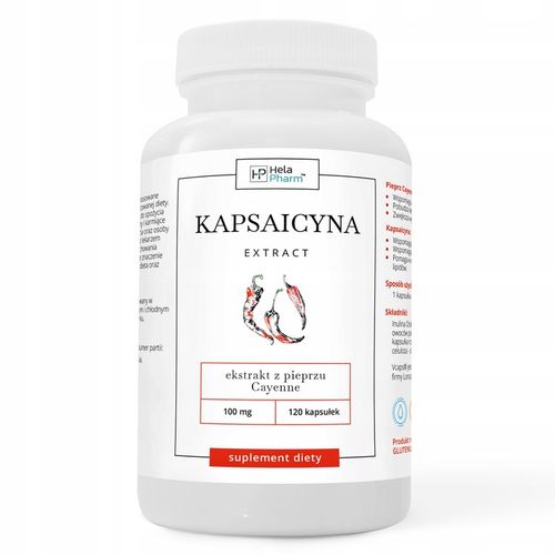 KAPSAICYNA EKSTRAKT 10mg ODCHUDZANIE 120 kaps na Arena.pl