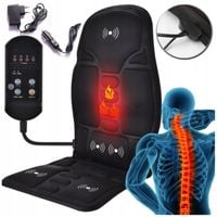 MATA MASUJĄCA NA FOTEL DO SAMOCHODU PLECY KRĘGOSŁUP GRZEJĄCA SHIATSU