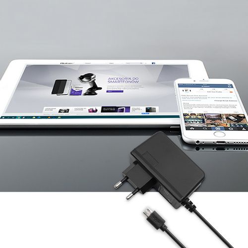 Qoltec Ładowarka sieciowa 15W 5V 3A micro USB na Arena.pl