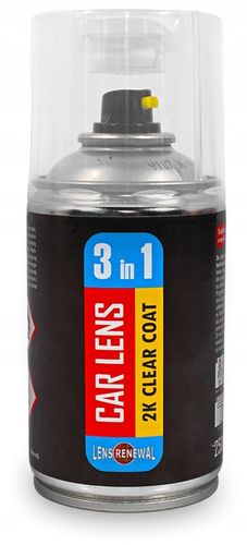 LAKIER BEZBARWNY Z UTWARDZACZEM DO RENOWACJI REGENERACJI LAMP 3W1 W AUCIE na Arena.pl