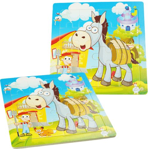 DLA DZIECI KOLOROWY PUZZLE KONIK na Arena.pl