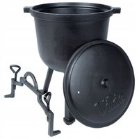 Kociołek ŻELIWNY VILDE 8L na ognisko garnek myśliwski węgierski grill