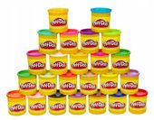 PLAY-DOH Ciastolina Tuby uzupełniające 24pak 20383