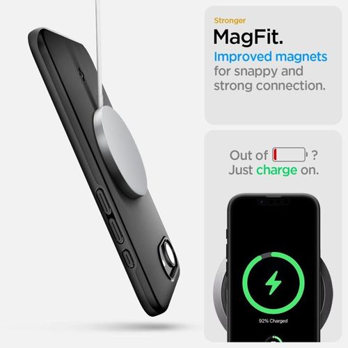 Spigen Thin Fit Mag MagSafe - Etui do iPhone 16e (Czarny) na Arena.pl
