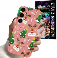 ETUI CASE DO SAMSUNG S24+ - ŚWIĄTECZNE WZORY NA ŚWIĘTA RENIFER CHOINKA