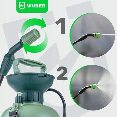 RĘCZNY OPRYSKIWACZ CIŚNIENIOWY DUŻY POJEMNOŚĆ 5L REGULACJA DYSZY LANCA na Arena.pl