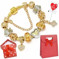 Bransoletka 14k ZŁOTO Modułowa na Charmsy Prezent dla Niej