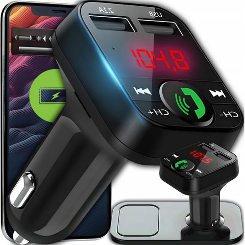 Transmiter samochodowy FM RETOO T-typed na Arena.pl