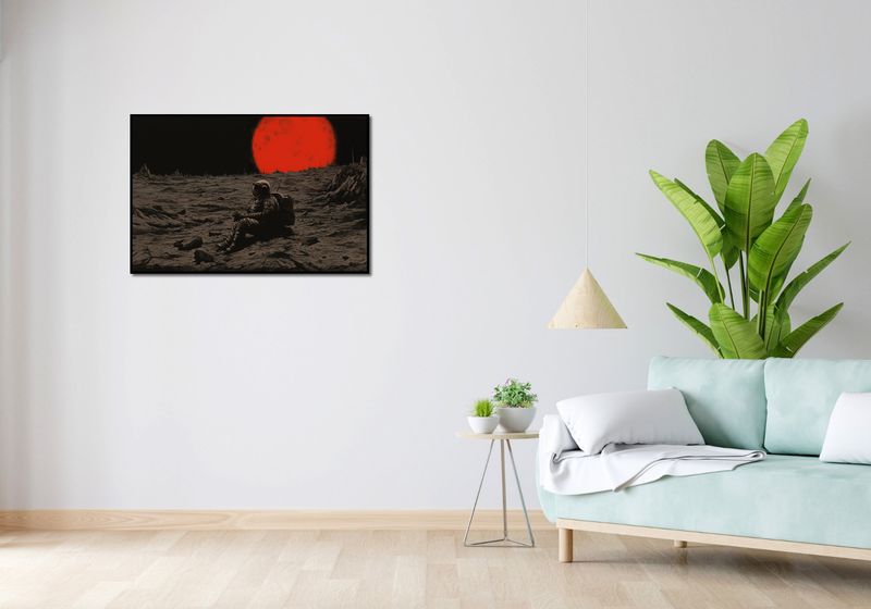 Plakat 91,5x61cm Samotność w Kosmosie zdjęcie 4