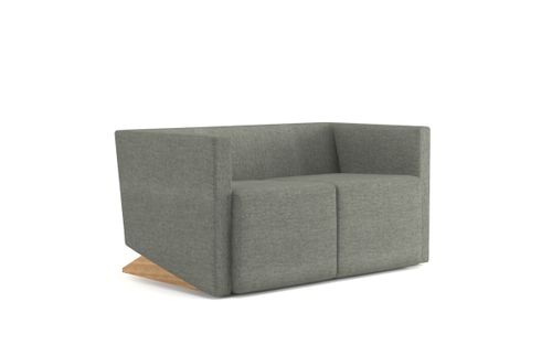 Sofa Plain 138cm szara  D2 na Arena.pl
