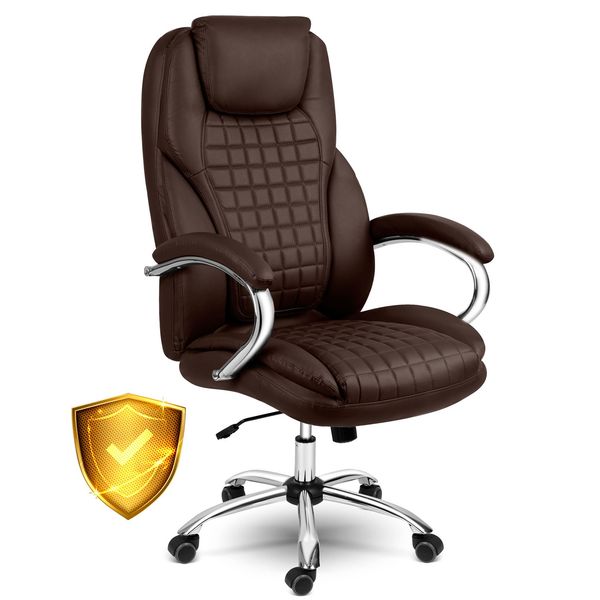 Fotel biurowy Sofotel Batory - kasztanowy zdjęcie 9