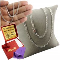 Srebrny Łańcuszek Damski Nonna MONALIZA Pełna Diamentowana 3mm Srebro 925