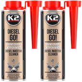 2x Płyn do czyszczenia wtrysków środek preparat dodatek K2 DIESEL GO 250ml