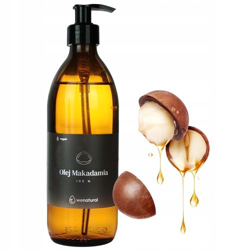 Olej Makadamia 500ml Wenatural Do skóry każdej, Włosów Cellulitu, Do Masażu na Arena.pl