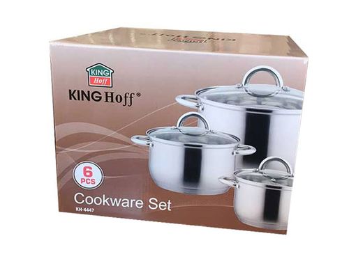 Garnki KINGHOFF Silver 6-ele [KH-4447] na Arena.pl