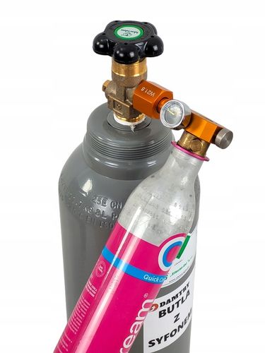 Butla CO2 Pełna 8l z Syfonem Przetoczka Adapter Alfa Do Sodastream Różowe na Arena.pl