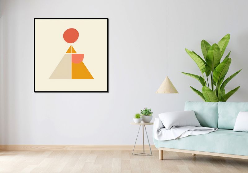 Plakat 100x100cm Piramida Równowagi zdjęcie 4