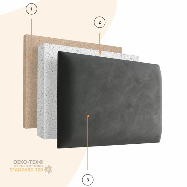 PANELE ŚCIENNE TAPICEROWANE 60cm x 40cm MAGIC VELVET 2241 zdjęcie 7