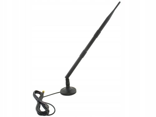 ANTENA 12dBi ROUTER LTE HUAWEI RP-SMA do kamery falownika DOOKÓLNA z kablem na Arena.pl