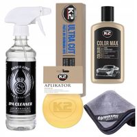 Pasta Polerska Wosk Koloryzujący Czarny Ipa Cleaner Szmatka Aplikator