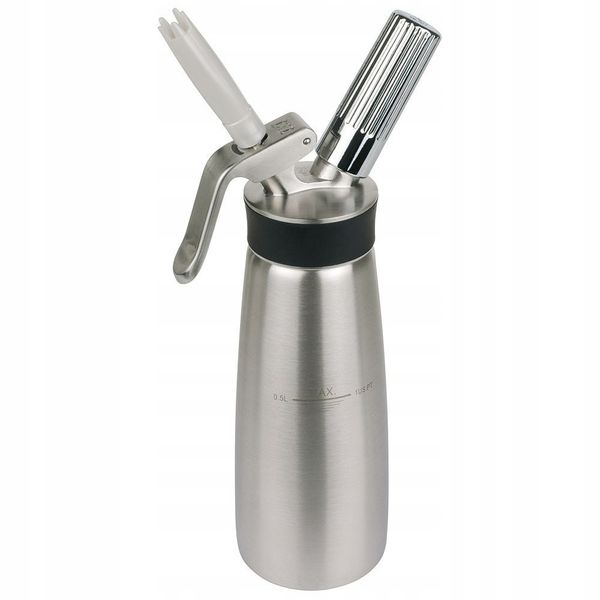 PROFESJONALNY SYFON DEKORATOR DO BITEJ ŚMIETANY ISI 0,5L STALGAST 500051 zdjęcie 1