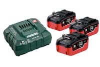 METABO ZESTAW AKUMULATORÓW 3 x 5.5Ah LIHD + ŁADOWA
