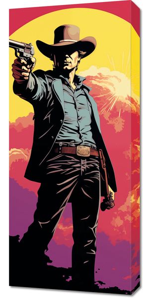 Obraz 40x90cm Strzelec z Epoki zdjęcie 1