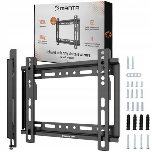 Telewizor 32 cale TV tuner dekoder DVBT2 HEVC HD USB HDMI CL+ +UCHWYT Manta na Arena.pl