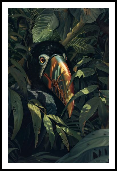 Plakat 53x81cm Skryty Tukan zdjęcie 3