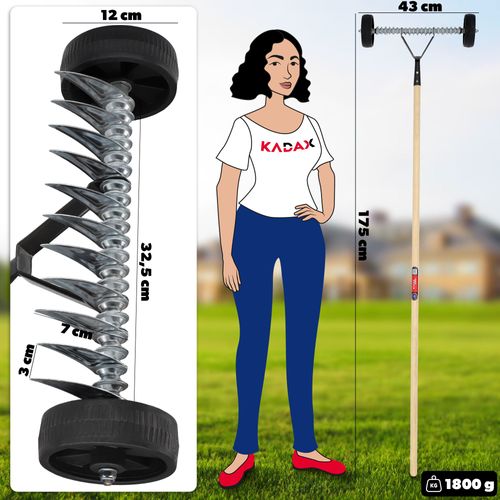 AERATOR NA KÓŁKACH TRZONEK WERTYKULATOR DO TRAWY na Arena.pl