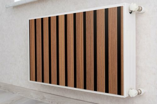 Mata MAGNETYCZNA Grzejnika LAMELE Imitacja Drewna Efekt 3D 120cm x 60cm na Arena.pl