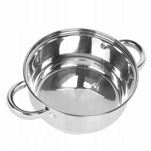 GARNEK do gotowania NA PARZE indukcja garnek ze stali nierdzewnej 2L Sano na Arena.pl