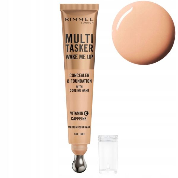 Rimmel Multi Tasker Wake Me Up Korektor i Podkład 30 ml - 030 Light zdjęcie 1