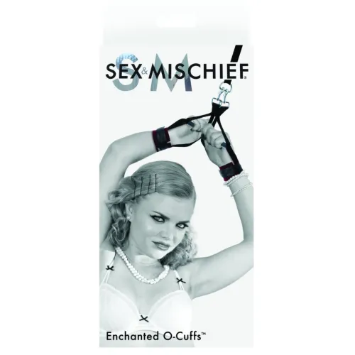 sportsheets s&m enchanted o-cuffs wygodne kajdanki z drążkiem 25cm na Arena.pl