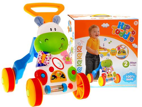 JKM ZA0909 Interaktywny Pchaczyk CHODZIK Hipopotam na Arena.pl