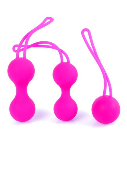 Kulki-Silicone Kegal Balls Set - Pink zdjęcie 1